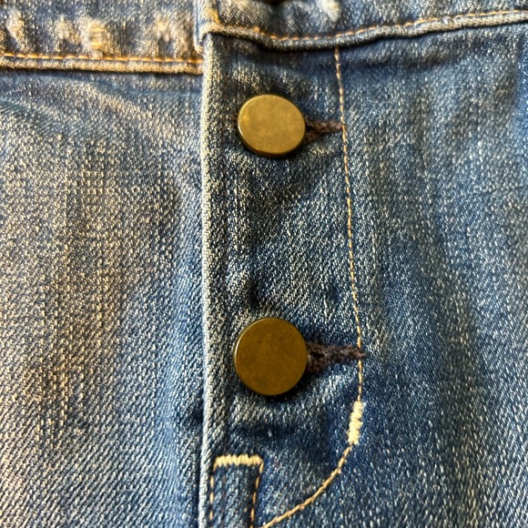 Textile Elizabeth and James distressed jean skirt size 30 - Picture 2 of 9